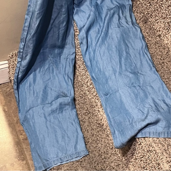 Tahari Girl Blue Ruffled Kids Dress - Picture 8 of 8